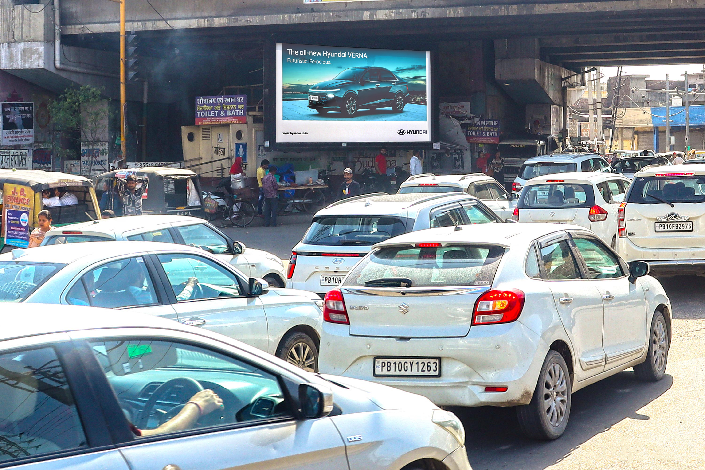Samrala Chowk Under Bridge New5 Backlit